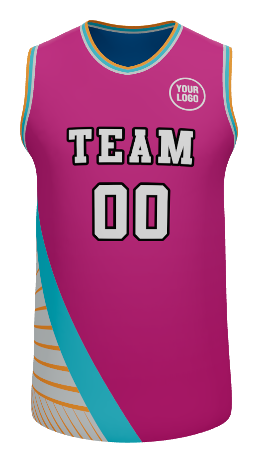 Mens Rebound Reversible Basketball Jersey, design 14